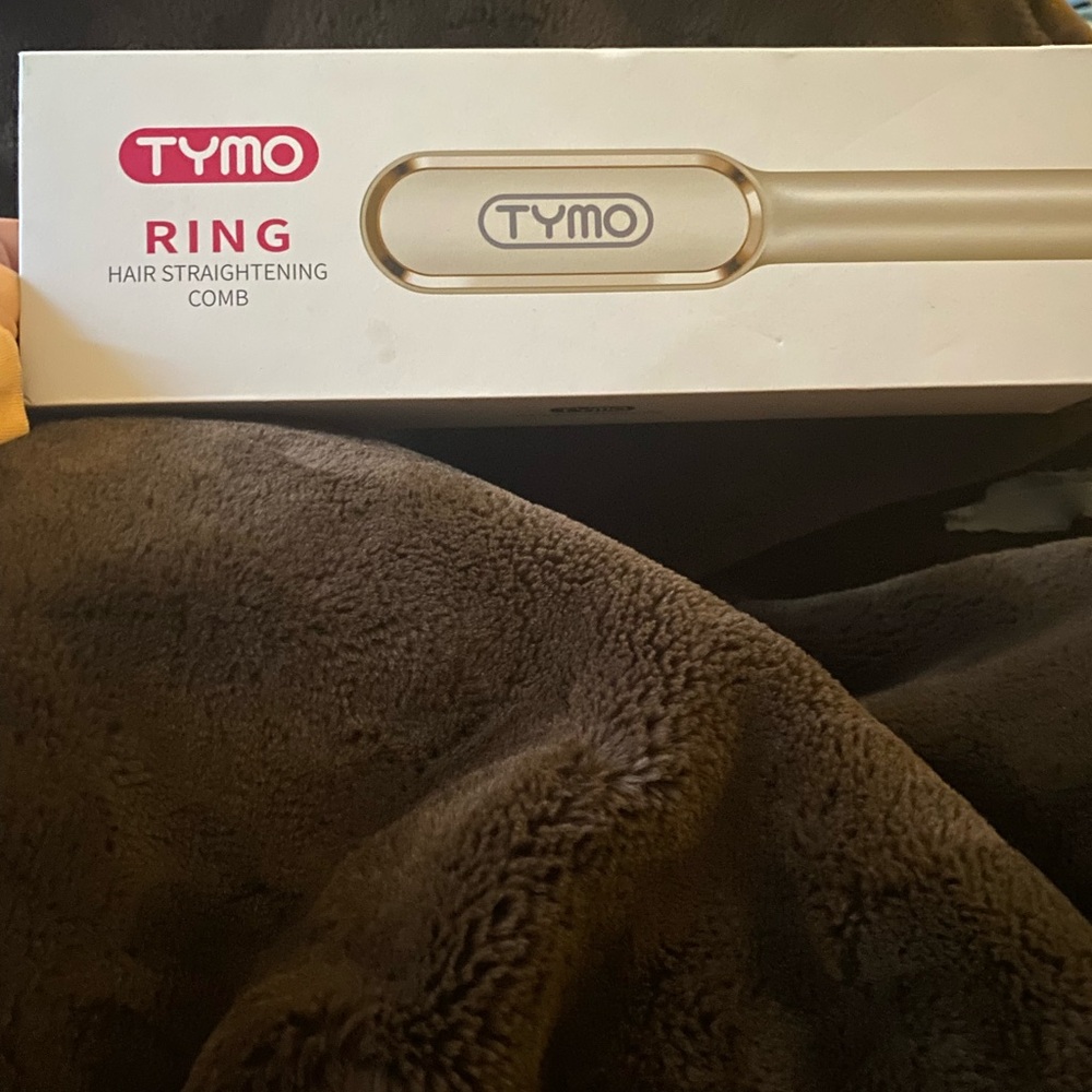 TYMO hair brush straightener 💗